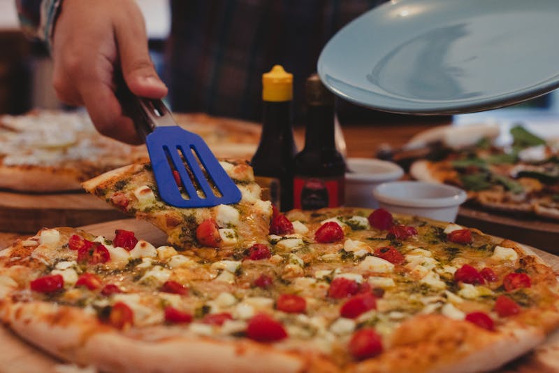 Catering team preparing food at a venue